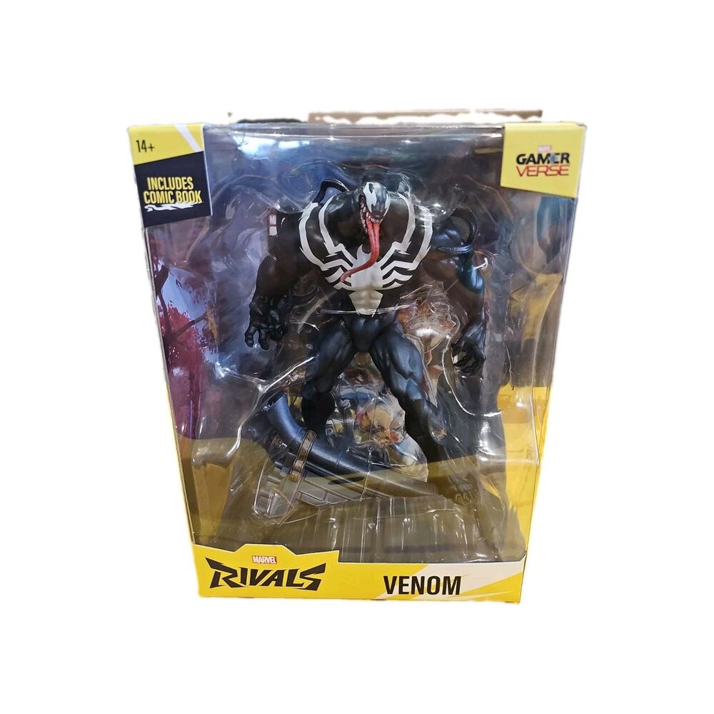 McFarlane Toys Marvel Rivals Gamerverse 1:6 Venom Vinyl Statue W/ Comic Sealed!